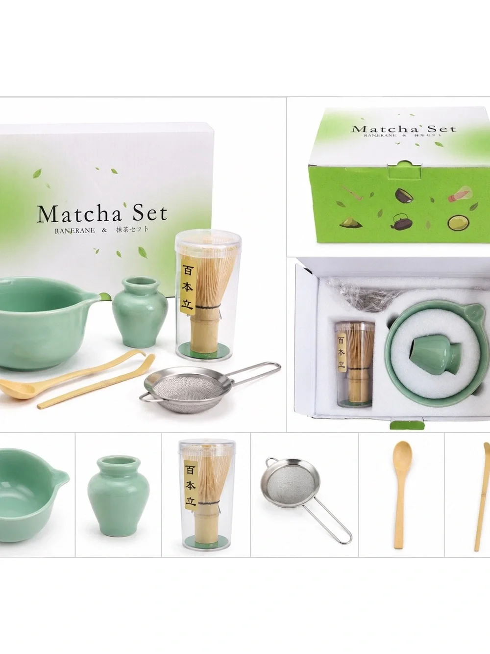 RANERANE Matcha Tea Set – New in Box – Complete Matcha Starter Kit